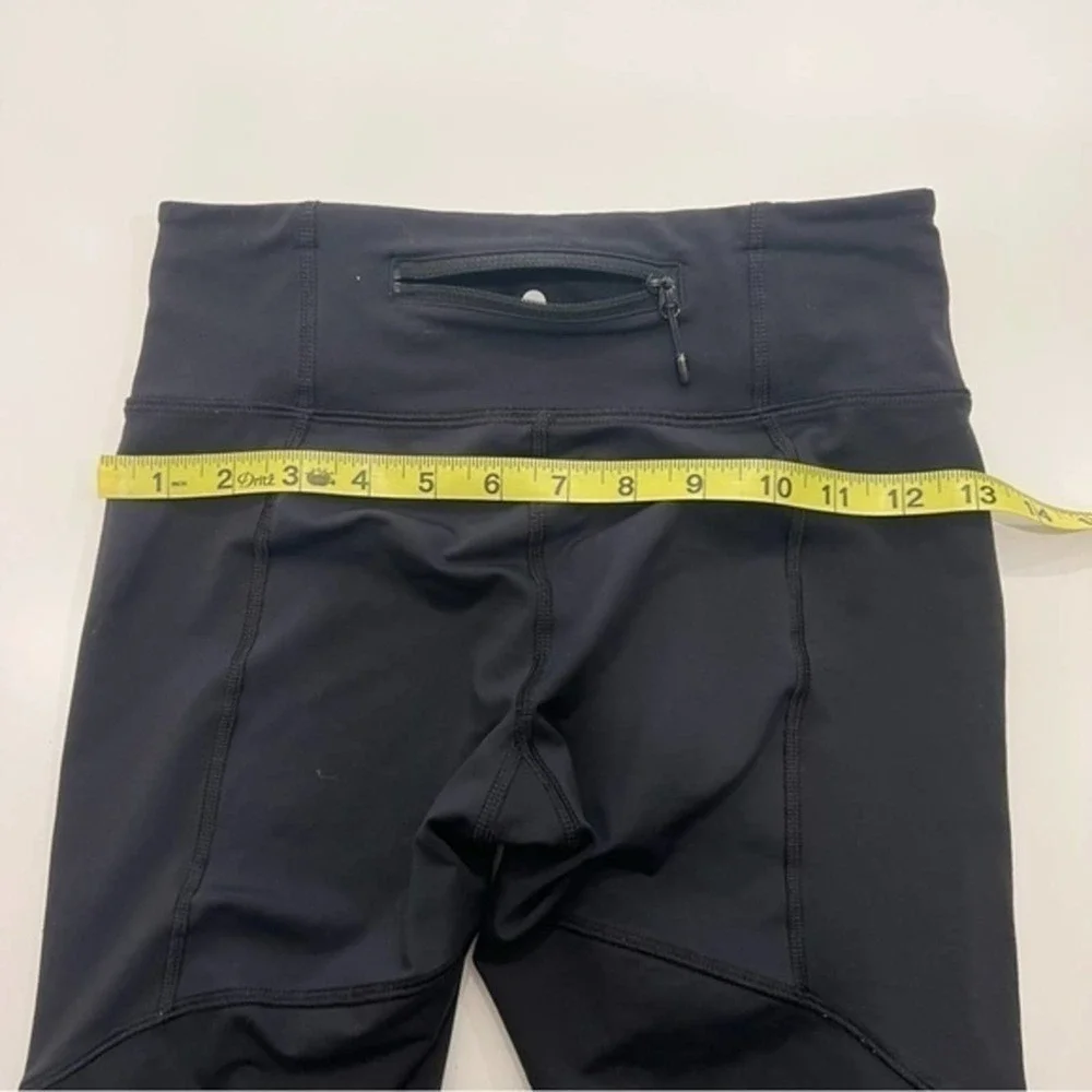 LuluLemon Black Crop Leggings Size 4